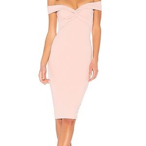Nookie Strapless Blush Dress
